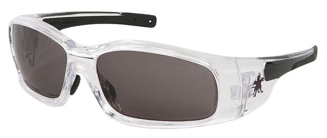 Crews SR142AF Swagger Safety Glasses Clear Frame,Gray Anti-Fog Lens (12  Pair)