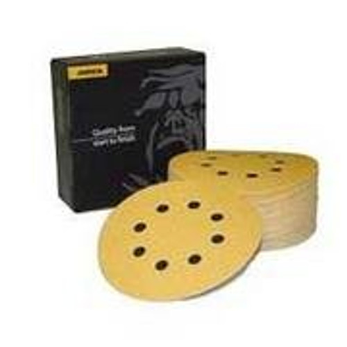 Mirka 23-632-320 - Bulldog Gold 8" 8 Hole Grip Vacuum Disc 320 Grit