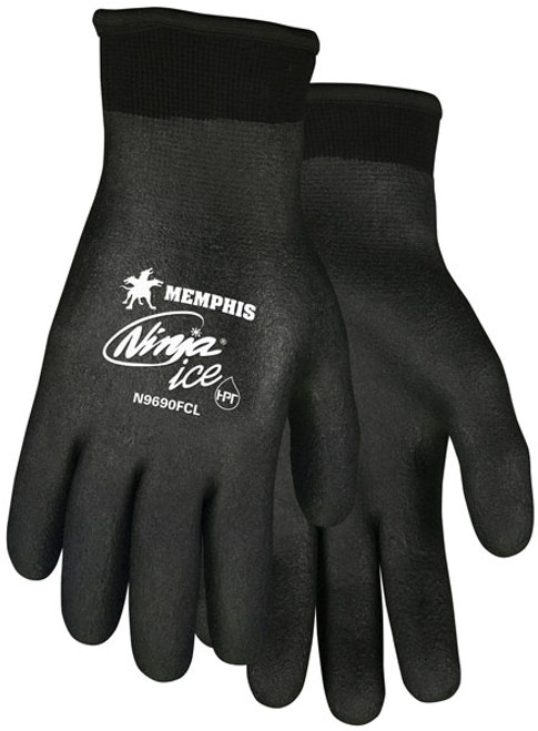 Memphis Ninja Ice Gloves N9690FC Full Coat, Large (12 Pair)