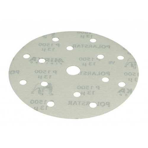 Mirka FA61105092 - Polarstar 6", 15 Hole, Film-Backed Vacuum Grip Disc 1000 Grit