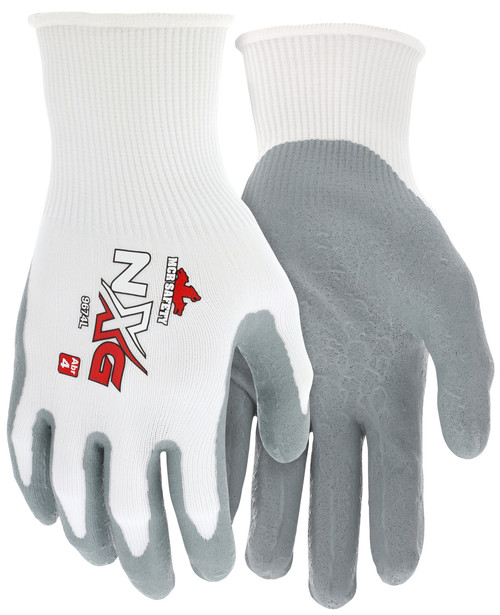 MCR Safety 9674XL, UltraTech® Foam, 15 G nylon shell, gray coated palm, XL (12pr)