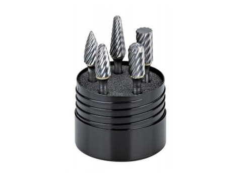Dynabrade 94020, 5 Piece INOX Stainless Steel Burr Set, 5 piece