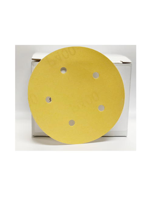 Superior Gold Plus 5" 5-Hole Grip Discs, 220G (100/box)