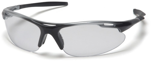 Pyramex SSB4510D Avante Safety Glasses, Frame: Silver Black, Lens: Clear (12 Pair)