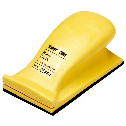 3M 05440 Stikit Hand Sanding Block for PSA 5" x 2-3/4" Yellow (1 Each)