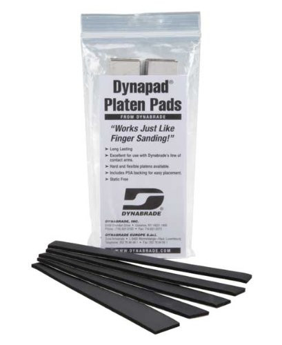 Dynabrade 11119 3/4" W x 7" L Soft Platen Pad 1/8" Thickness, 5-Pkg.