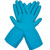 Liberty Glove 2886SLXL Blue Latex Canners Glove Scalloped Cuff, Size XLarge (12 Pair)
