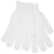 9615LM Heavy Weight String Knit, White 100% Textured Polyester, Hemmed (12 Pair)