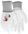 MCR 9665S - 13 Gauge White Nylon Shell, White PU Palm & Fingers (12 pr) 