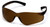 Pyramex S2515S Ztek Safety Glasses, Frame: Coffee, Lens: Coffee (1 Pair)