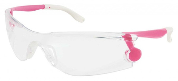 Crews MT139 Crews MT130 Mantis Pink with White Temple In/Outdoor Clear Mirror Lens (12 Pair)