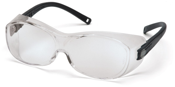 Pyramex S3510SJ Otis Safety Glasses, Frame: Black, Lens: Clear (12 Pair)