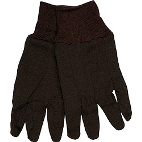 Memphis 7100C Men's Brown Knit Wrist Clute Gloves, Size Large (300 Pair)