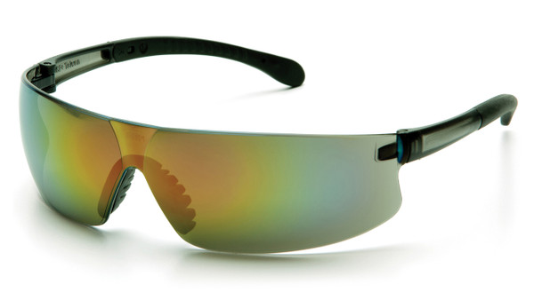 Pyramex S7255S Provoq Safety Glasses, Frame: Gray, Lens: Multi-color Mirror (12 Pair)