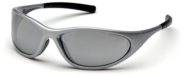 Pyramex SS3370E Zone II Safety Glasses, Frame: Silver, Lens: Silver Mirror (12 Pair)