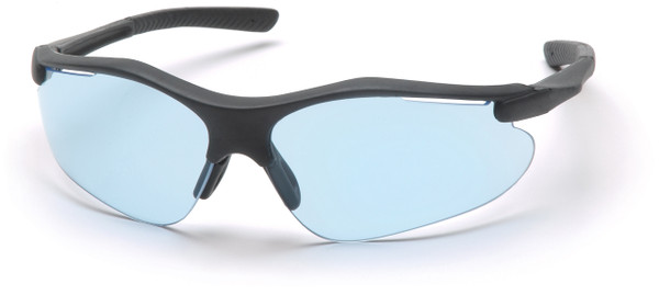 Pyramex SB3760D Fortress Safety Glasses, Frame: Black  , Lens: Infinity Blue (12 Pair)