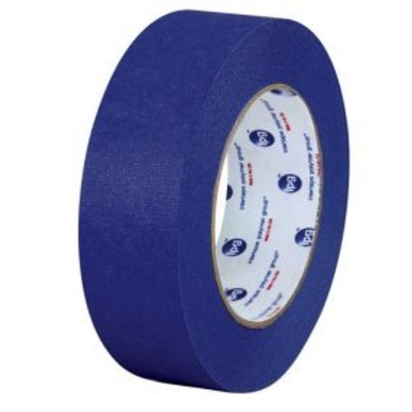 Intertape PT14 - 24 MM X 54.80 M Day UV Resistant Specialty Blue Masking-Paper Tape - 99488 (36 Rolls)