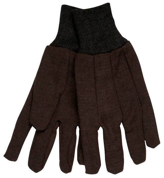 Memphis 7100D 8oz. Natural Canvas Clute Pattern Work Gloves Size Large (12 Pair)