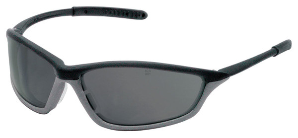 Crews SH112AF Shock Safety Glasses Onyx/Graphite Gray Frame with Gray Anti-Fog Lens (12 Pair)