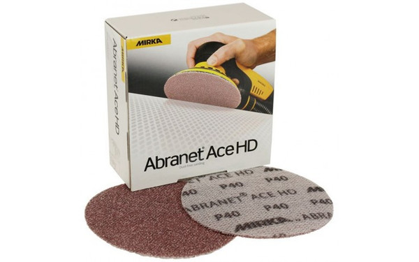 Mirka AH-232-080 Abranet Ace HD 5" Net Grip Disc, P80 Grit, (25 per Pk.)