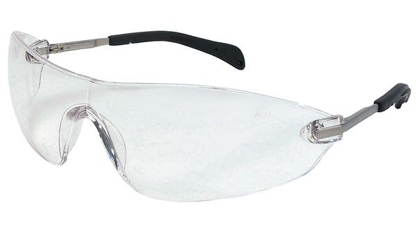Crews S2210 Blackjack Elite Safety Glasses Chrome Temple Clear Lens (12 Pair)
