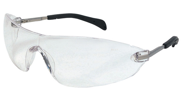 Crews S2210AF Blackjack Elite Safety Glasses Chrome Tpl Clear A/F Lens (12 Pair)