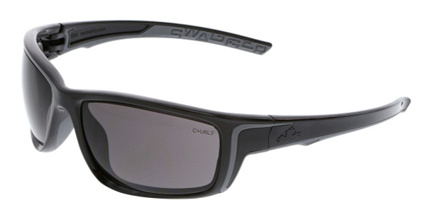 MCR Safety - Swagger® SR422 Gray Lens w/ Black Frame, w/ Gray TPR (12 pr)