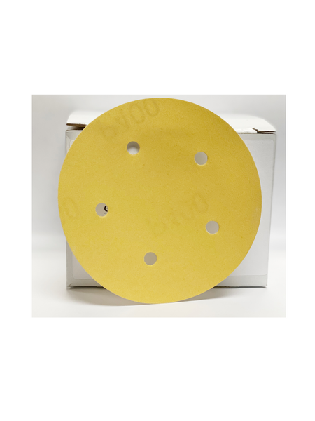 Superior Gold Plus 5" 5-Hole Grip Discs, 400G (100/box)