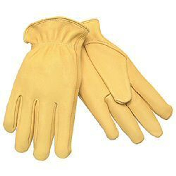 Memphis 3500XL Men's Deerskin Leather Drivers Gloves Work Gloves Size XL (1 Pair)