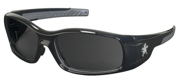 Crews SR112Z Swagger Safety Glasses Black Frame w/ Gray Polarized Lens (12 Pair)