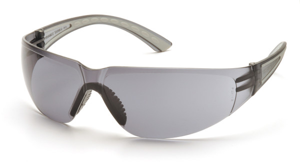 Pyramex SG3620S Cortez Safety Glasses, Frame: Gray Temples, Lens: Gray (12 Pair)