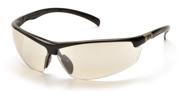 Pyramex SB6680D Forum Safety Glasses, Frame: Black, Lens: Indoor/Outdoor Mirror (12 Pair)