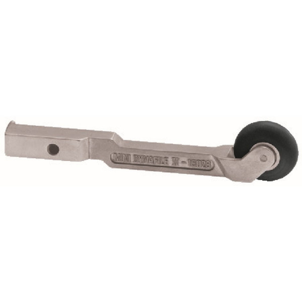 Dynabrade 15028 Contact Arm 1" x 3/8" W/Rub. Wheel, No Platen/Offset Des.