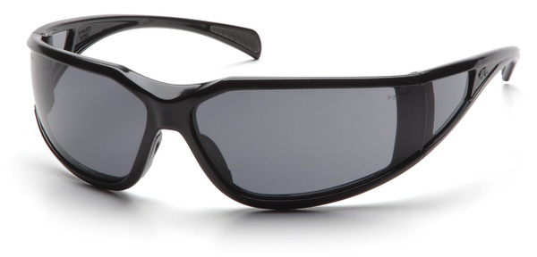 Pyramex SB5120DT Exter Safety Glasses, Frame: Glossy Black, Lens: Gray Anti-Fog (12 Pair)