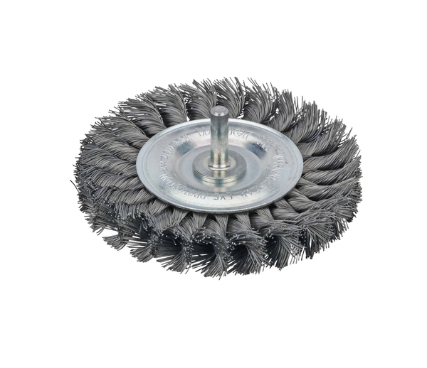Dynabrade 78879 - Knot Wire Wheel 3-1/4" (83 mm) Dia. x .020 x 3/8" Steel