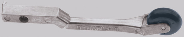 Dynabrade 11219 Contact Arm Assembly 1"x3/8" W Radiused Rubber Wheel w/no Platen