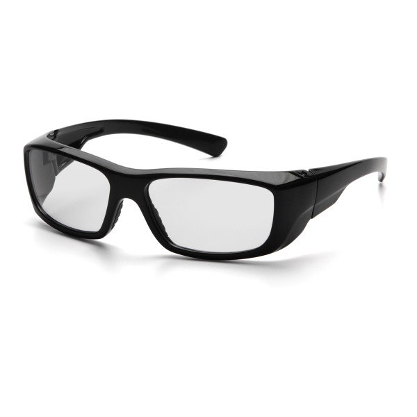 Pyramex SB7910D15 Emerge Safety Glasses, Frame: Black, Lens: Clear +1.5 (12 Pair)