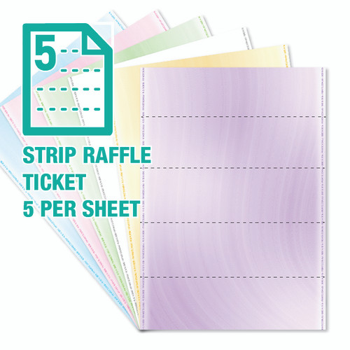 A4 Strip Raffle