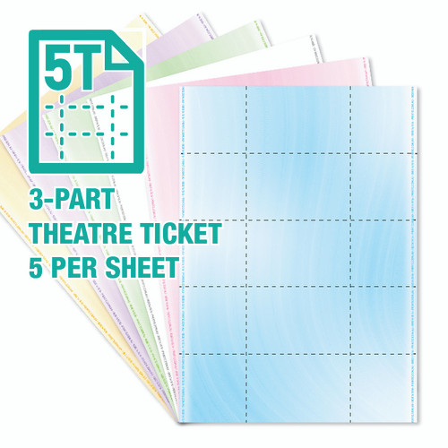 A4 3-part THEATRE Tickets