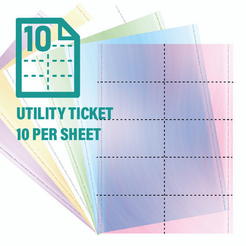 A4 Utility Ticket