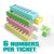 Vertical Strip Raffle Tickets 6#