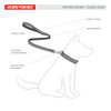 EzyDog Oxford Leather Leash Features