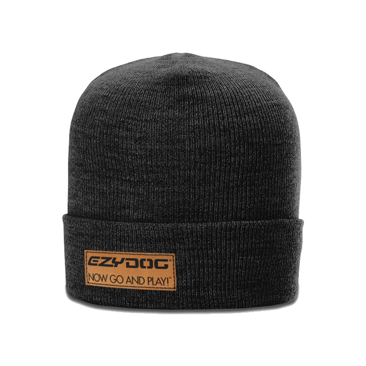 Fashion Beanies With Leatherette Patches