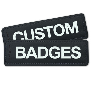 Classic Logo Patch VELCRO Small (White/Black)