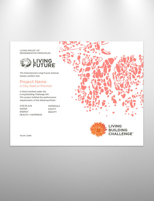 Petal Certified Paper Certificate Petal Certified Paper Certificate
