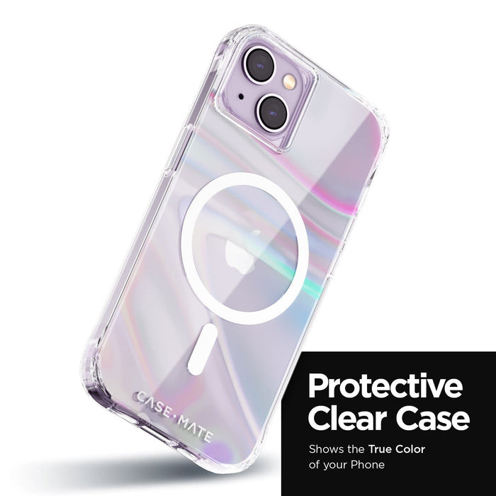 Coque Case-Mate Soap Bubble MagSafe Pour IPhone 14 Pro - Transparente - Neuve