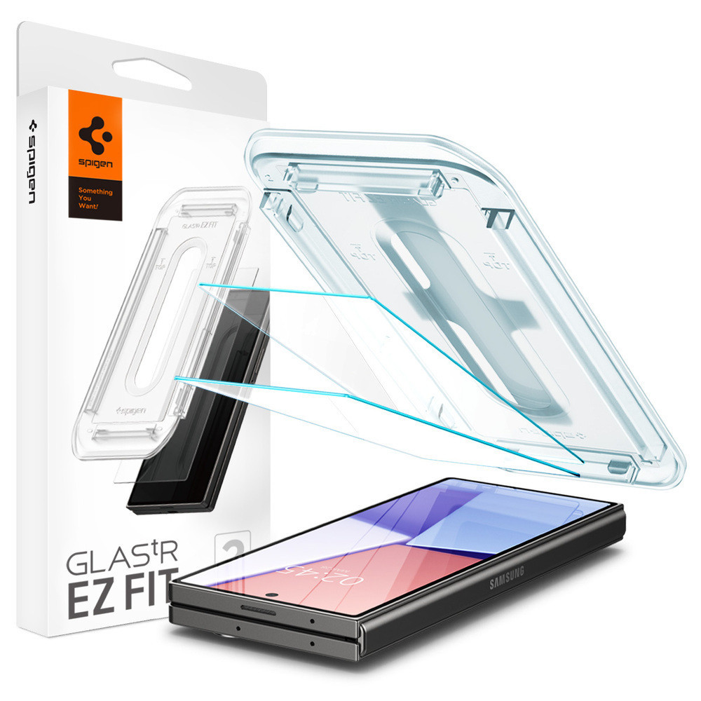 Tempered Glass Pitaka Galaxy Z Fold Spigen Optik Pro EZ Fit Lens