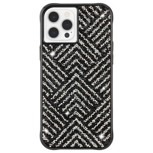 Case-Mate Brilliance Case iPhone 12 Pro Max - Herringbone Black