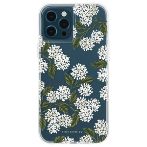 Case-Mate Rifle Paper Case iPhone 12 Pro Max - Hydrangea White