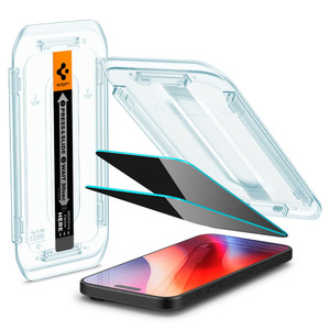 Spigen GLAS.tR EZ Fit Privacy 2 Pcs Screen Protector iPhone 16 Pro Max - Black Spigen GLAS.tR EZ Fit Privacy 2 Pcs Screen Protector iPhone 16 Pro Max - Black